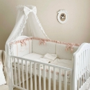 Lenjerie Patut Bebe Copii 6 piese Baby King ivory (7)